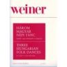 Weiner Leó - Three Hungarian Rural Dances For Violin Or Viola With Piano Accompaniment
