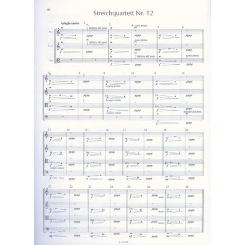 Vidovszky László - 12 String Quartets