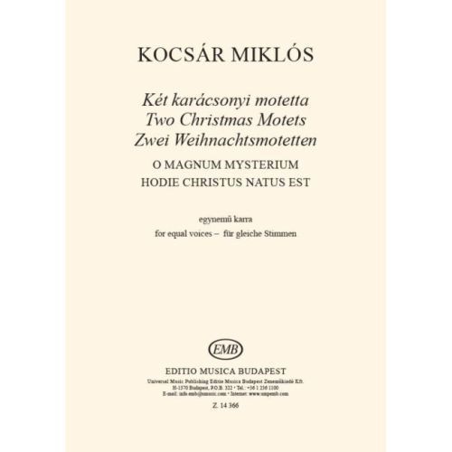 Kocsár Miklós - Two...