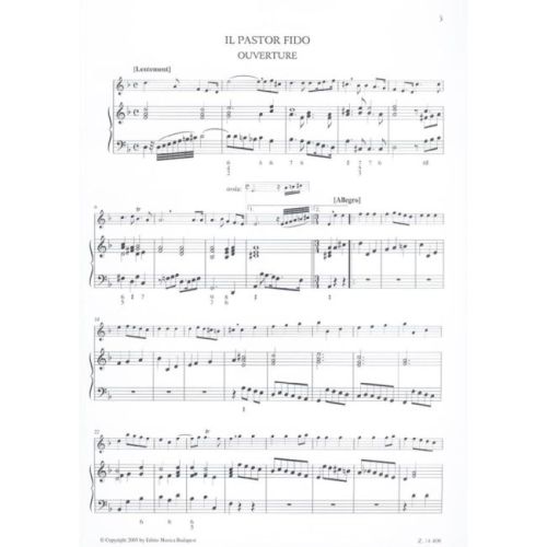 Händel, Georg Friedrich - Ballet Music For Descant Recorder (or Flute Or Oboe Or Violin) With Harpsichord Or Piano Accompaniment
