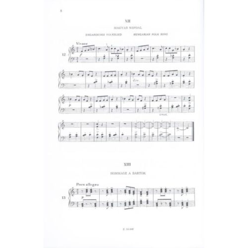 Kadosa Pál - 55 Small Piano Pieces
