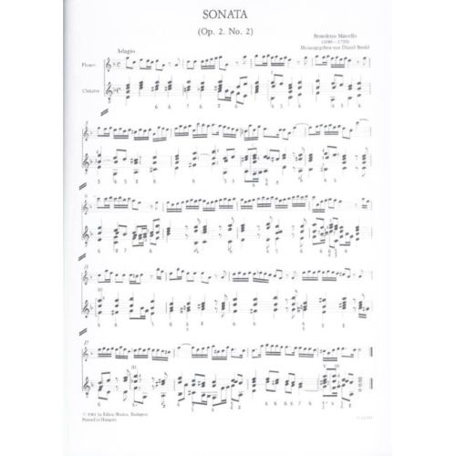 Marcello, Benedetto - Sonata In Re Minore Per Flauto E Chitarra