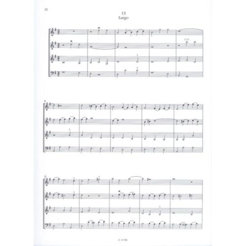 Telemann, Georg Philipp - Sixteen Little Pieces For Youth String Orchestra