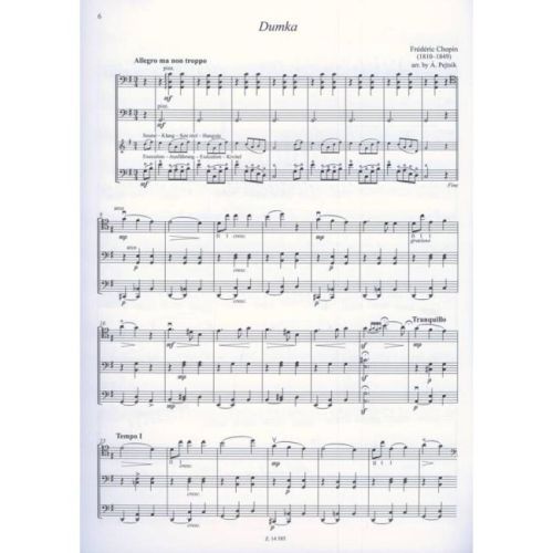 Chamber Music For Violoncellos - for 3 violoncellos