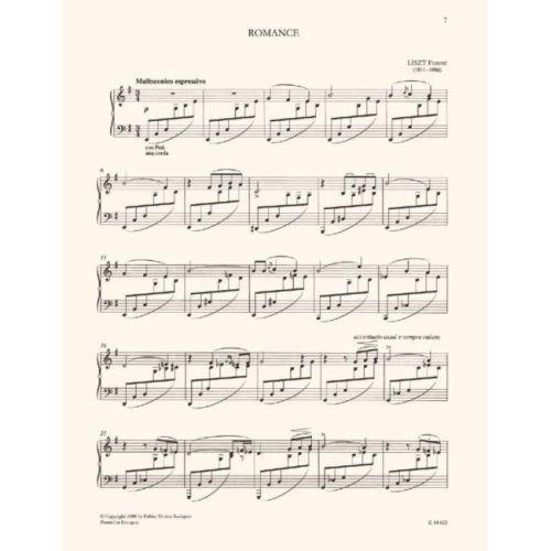 Liszt Ferenc - Hits & Rarities For Piano - Liszt - Moderately difficult pieces