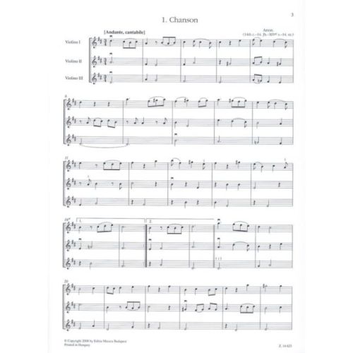 Trios For Violins
