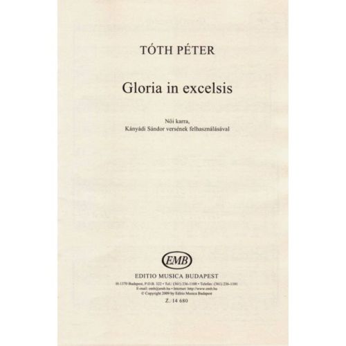 Tóth Péter - Gloria In...