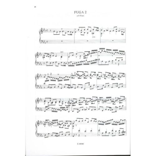 Bach, J.S - Well-Tempered Clavier II, BWV 870-893