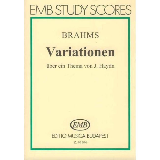Brahms, Johannes - Variations On A Theme By J. Haydn