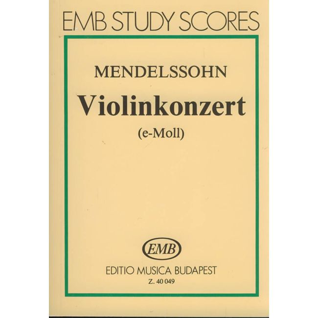 Mendelssohn-Bartholdy, Felix - Violin Concerto In E Minor
