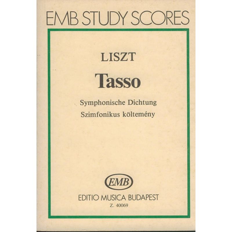 Liszt Ferenc - Tasso - Symphonic Poem