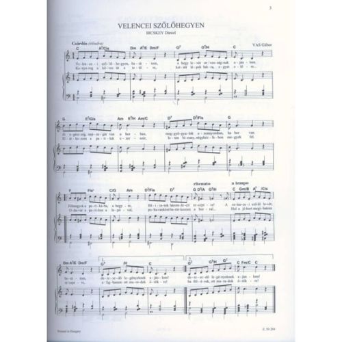 Szól A Nóta Színe-java - 49 Hungarian Songs voice and violin part with accompaniment and indication of harmony