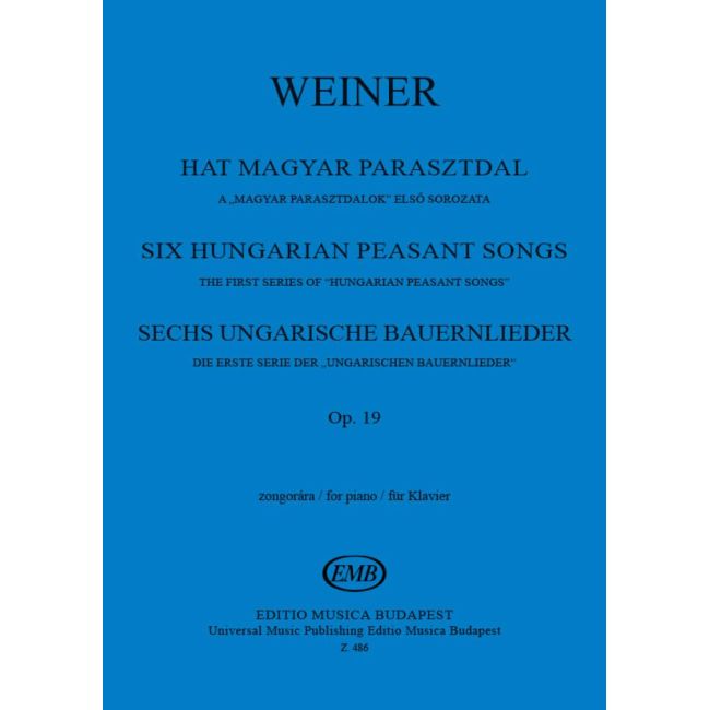 Weiner, Leó - Hungarian Peasant Songs