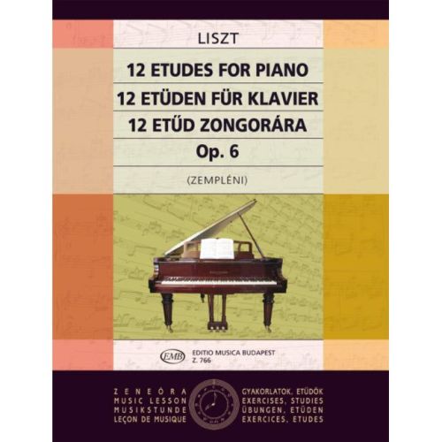 Liszt, Franz - 12 Etudes...