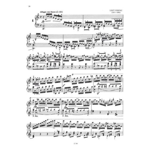 Liszt, Franz - 12 Etudes (piano)