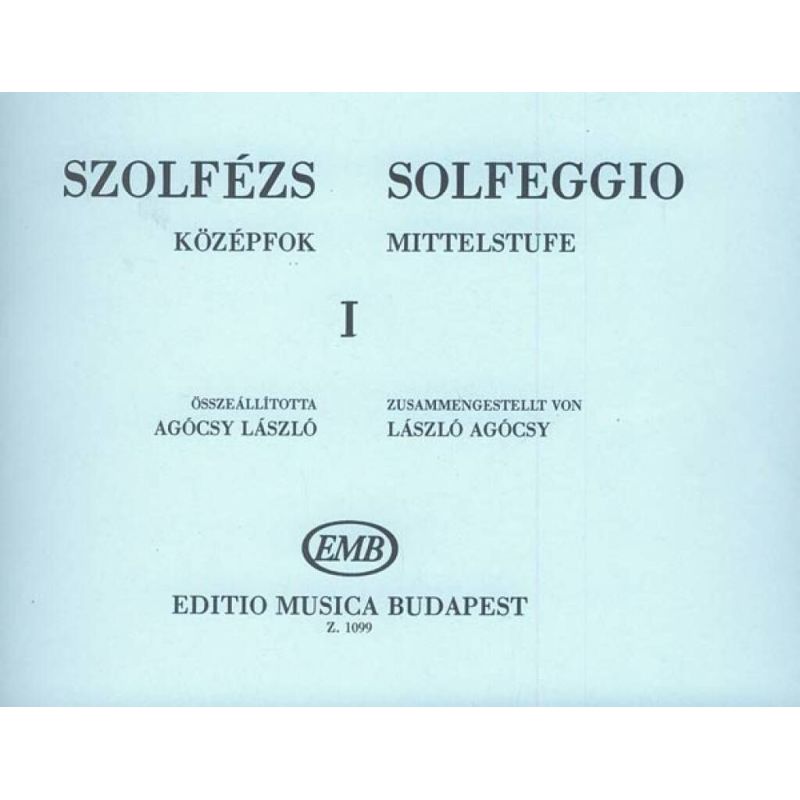 Agócsy, László - Solfeggio Vol.1