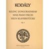 Kodály, Zoltán - Nine Piano Pieces