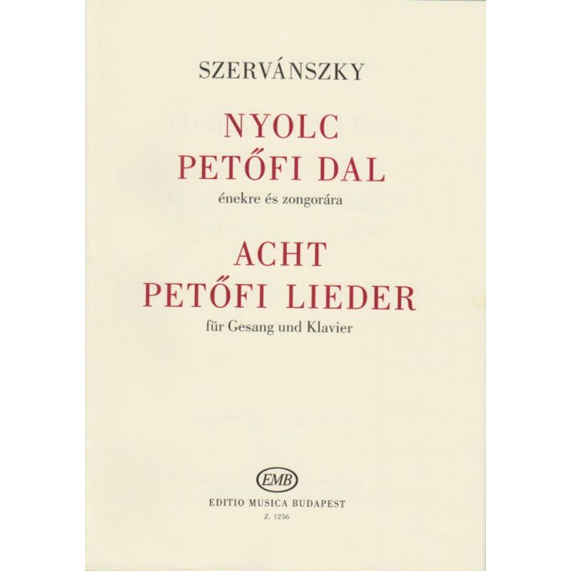 Szervánszky, Endre - Nyolc Petofi dal
