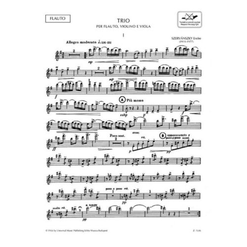Szervánszky, Endre - Trio