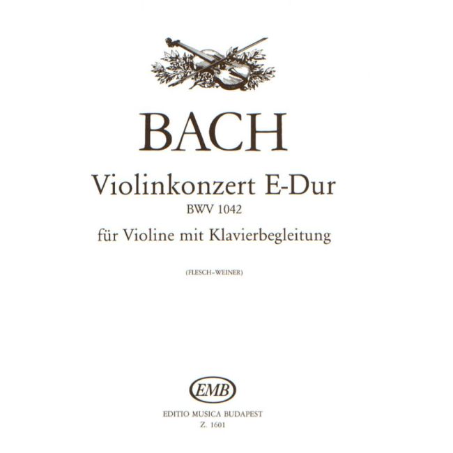 Bach, Johann Sebastian - Violin Concerto No. 2, E major