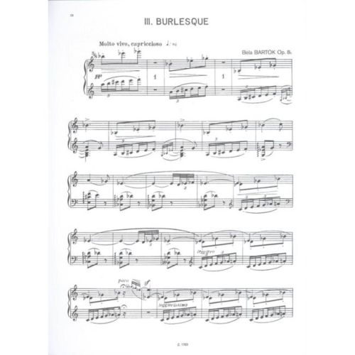 Bartók, Béla - Three Burlesques