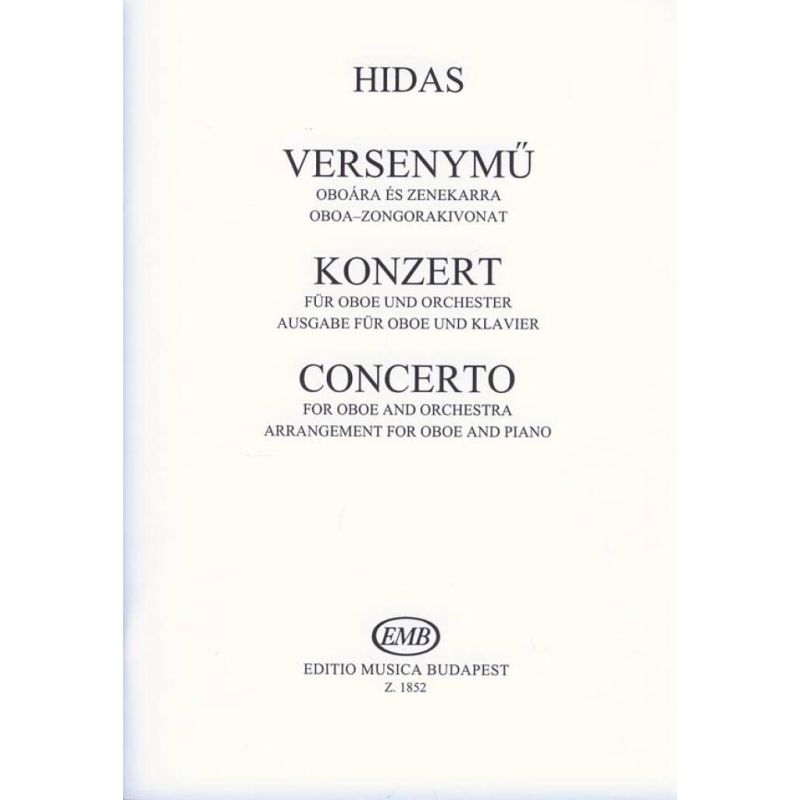 Hidas, Frigyes - Oboe Concerto (oboe & piano)