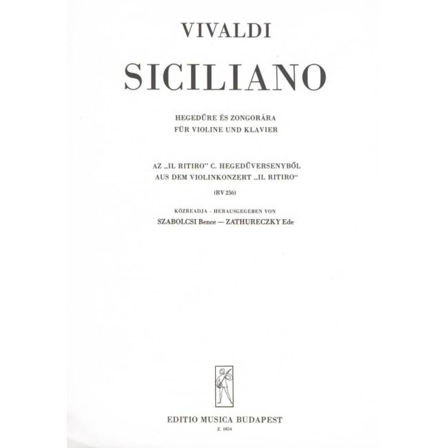 Vivaldi, Antonio - Siciliano