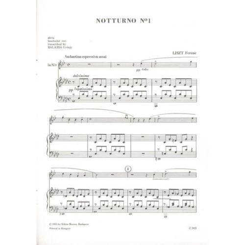 Liszt, Franz - Notturno No. 1