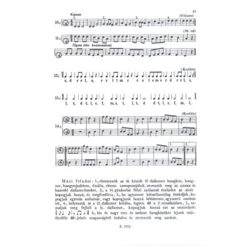 Szönyi, Erzsébet - Musical Reading and Writing Vol.1