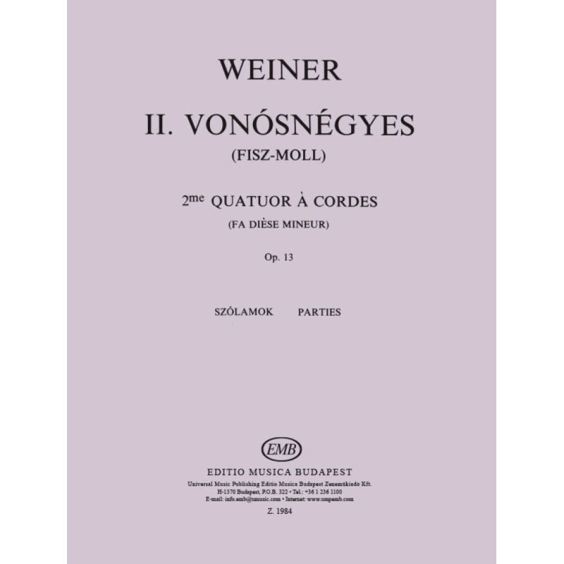 Weiner, Leó - String Quartet No. 2