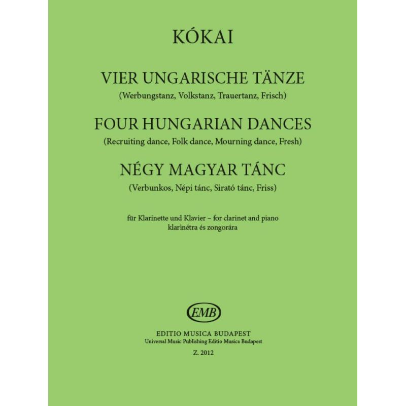 Kókai, Rezsö - Four Hungarian Dances