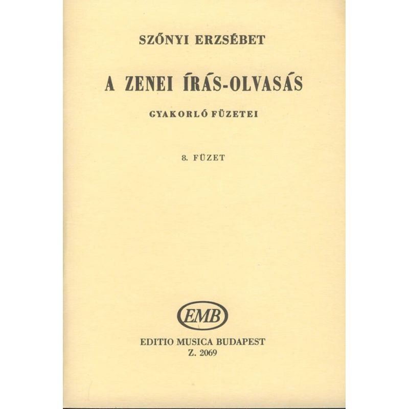 A zenei iras-olvasas gyakorlo fuzetei Vo
