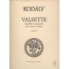 Kodály, Zoltán - Valsette