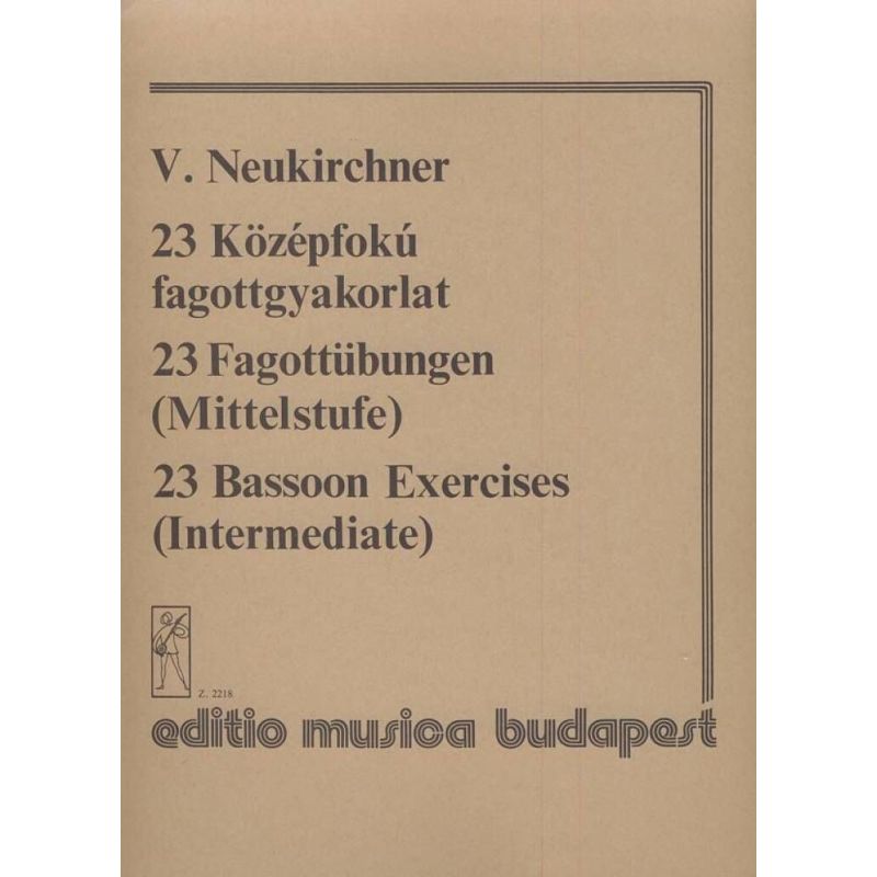 Neukirchner, V. - 23 Bassoon Exercises (Intermediate)