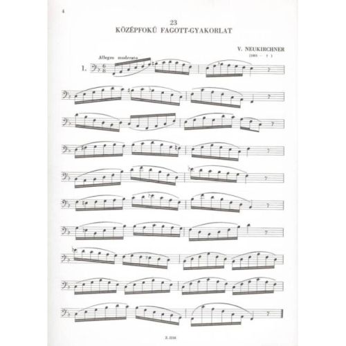 Neukirchner, V. - 23 Bassoon Exercises (Intermediate)