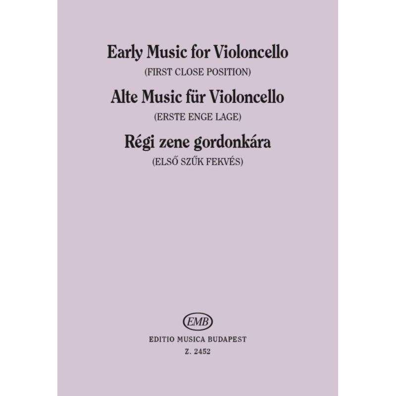 Brodszky, F. - Early music for cello (cello and Piano)