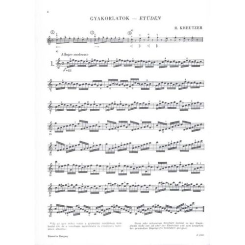 Kreutzer, Rudolf - 42 Etudes or Caprices (violin solo)