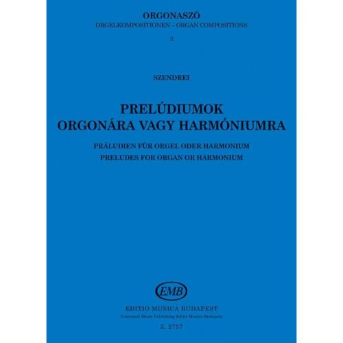 Szendrei, Imre - Organ...