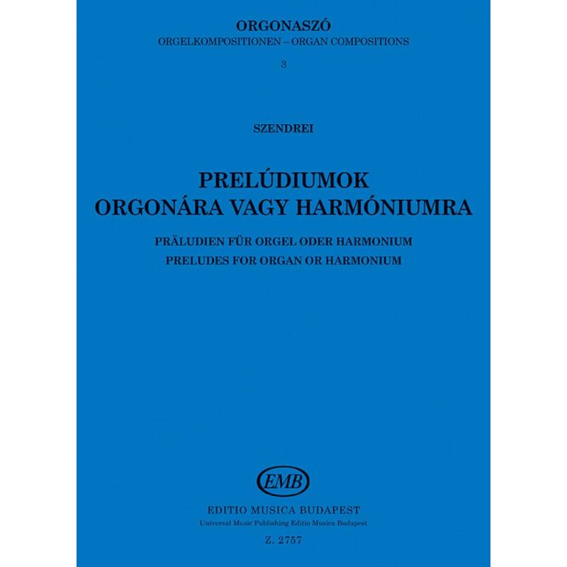 Szendrei, Imre - Organ Compositions