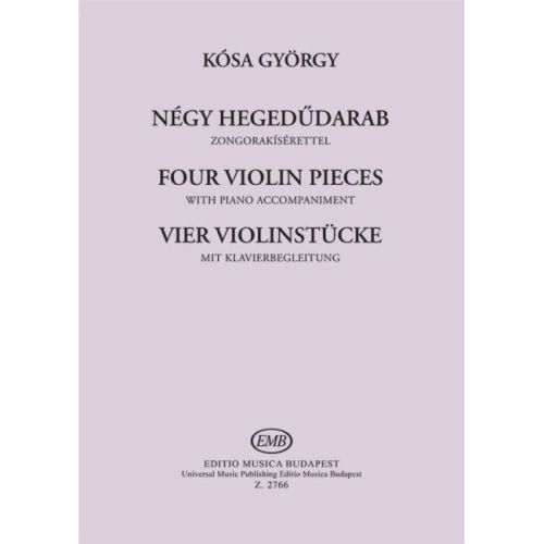 Kósa, György - Four Violin...