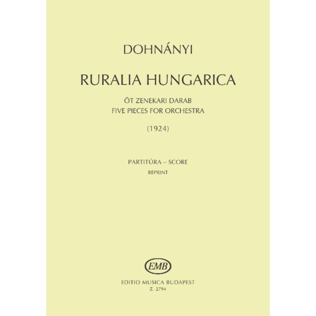 Dohnanyi, Ernst von - Ruralia Hungarica