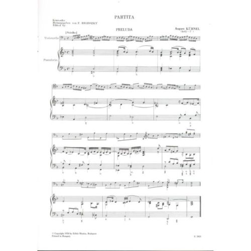 Kühnel, August - Partita