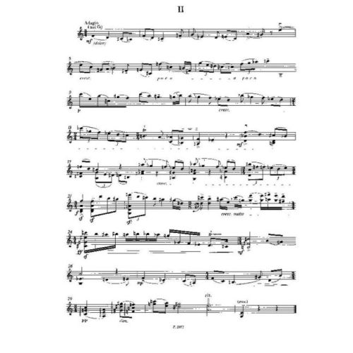 Szokolay, Sándor - Sonata