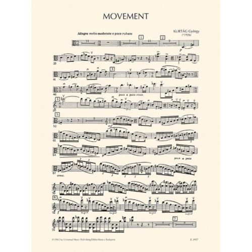 Kurtág, György - Movement