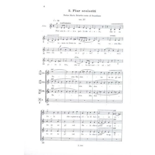 Kodály, Zoltán - Quattro Madrigali (equal voices)