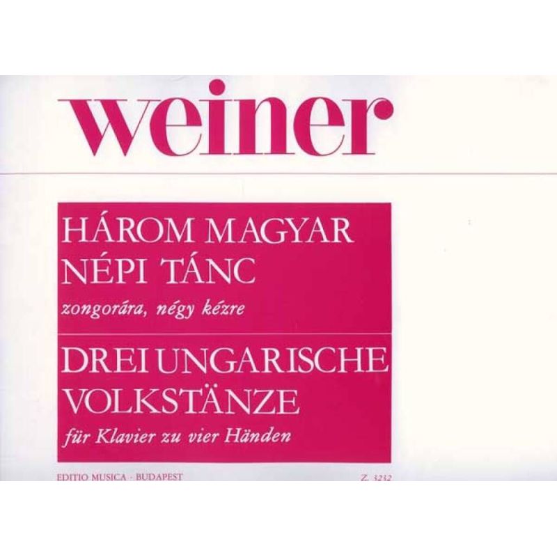 Weiner, Leó - Three Hungarian Folk Dances