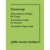 Oromszegi, Ottó - Ten Modern Etudes for bassoon