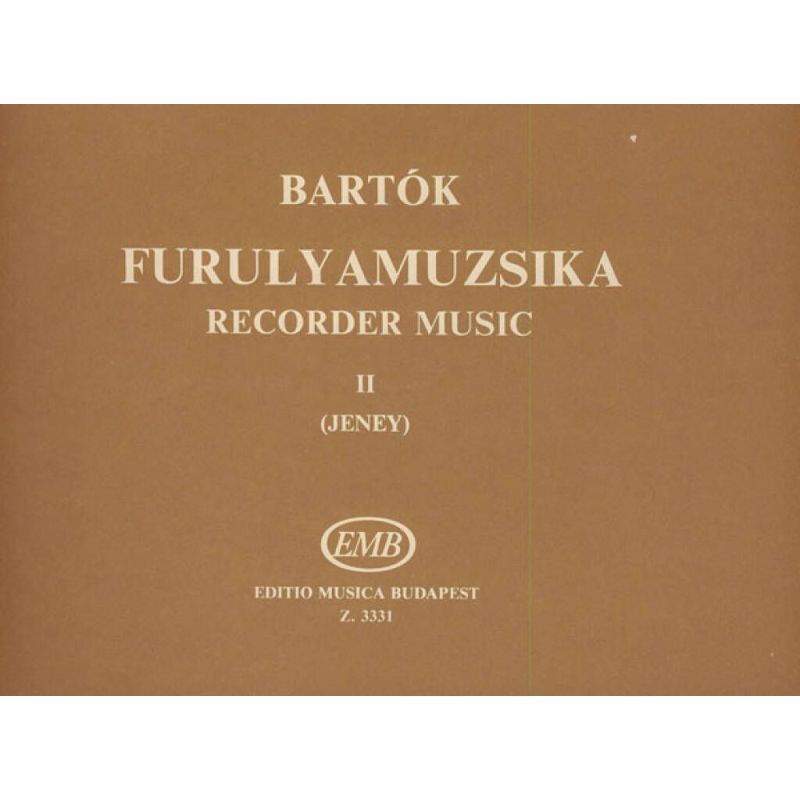 Bartók, Béla - Recorder Music 2