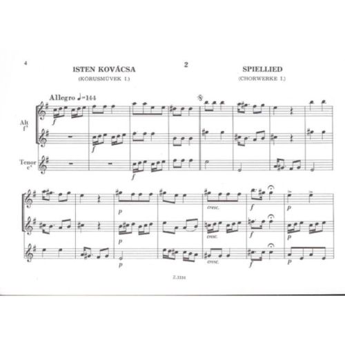 Kodály, Zoltán - Recorder Music 3