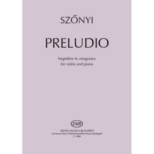 Szönyi, Erzsébet - Preludio